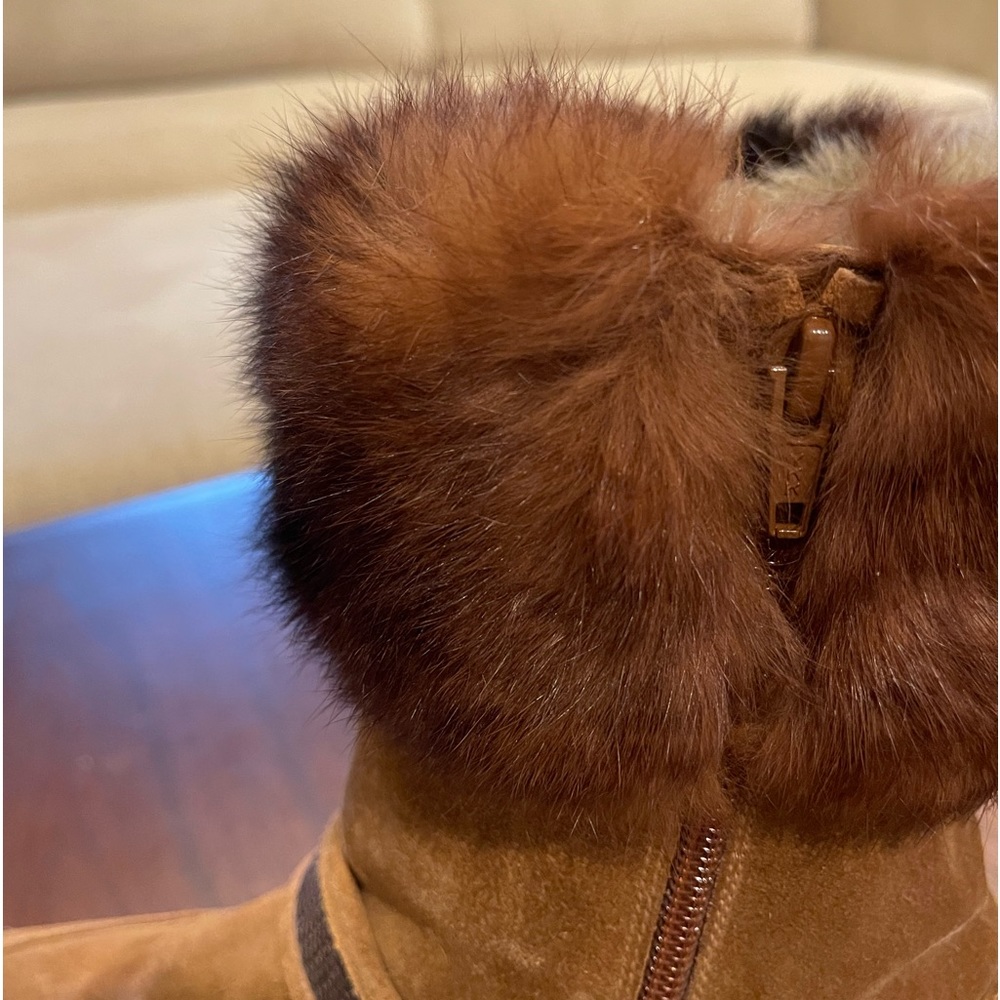 Stuart Weitzman Fur Boot 9 - Picture 12 of 16